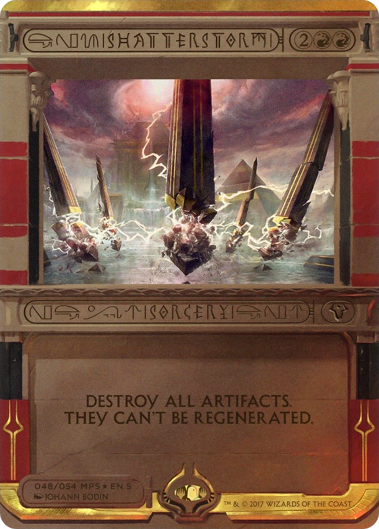 Image of Shatterstorm (MPS2-048) - Amonkhet Invocations (Borderless) Foil