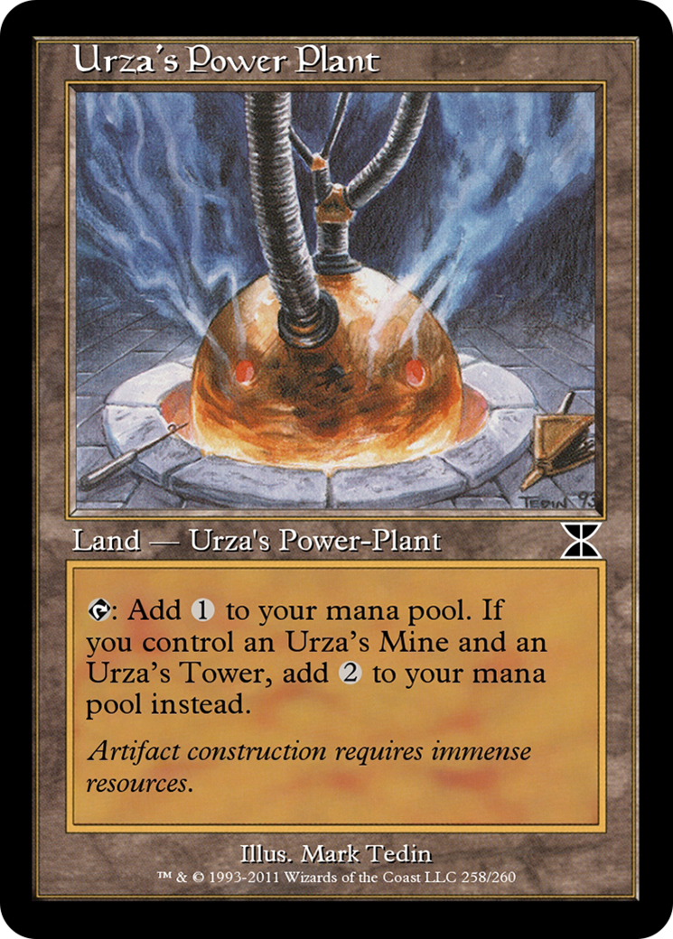 Image of Urza's Power Plant (ME4-258D) - Masters Edition IV Foil