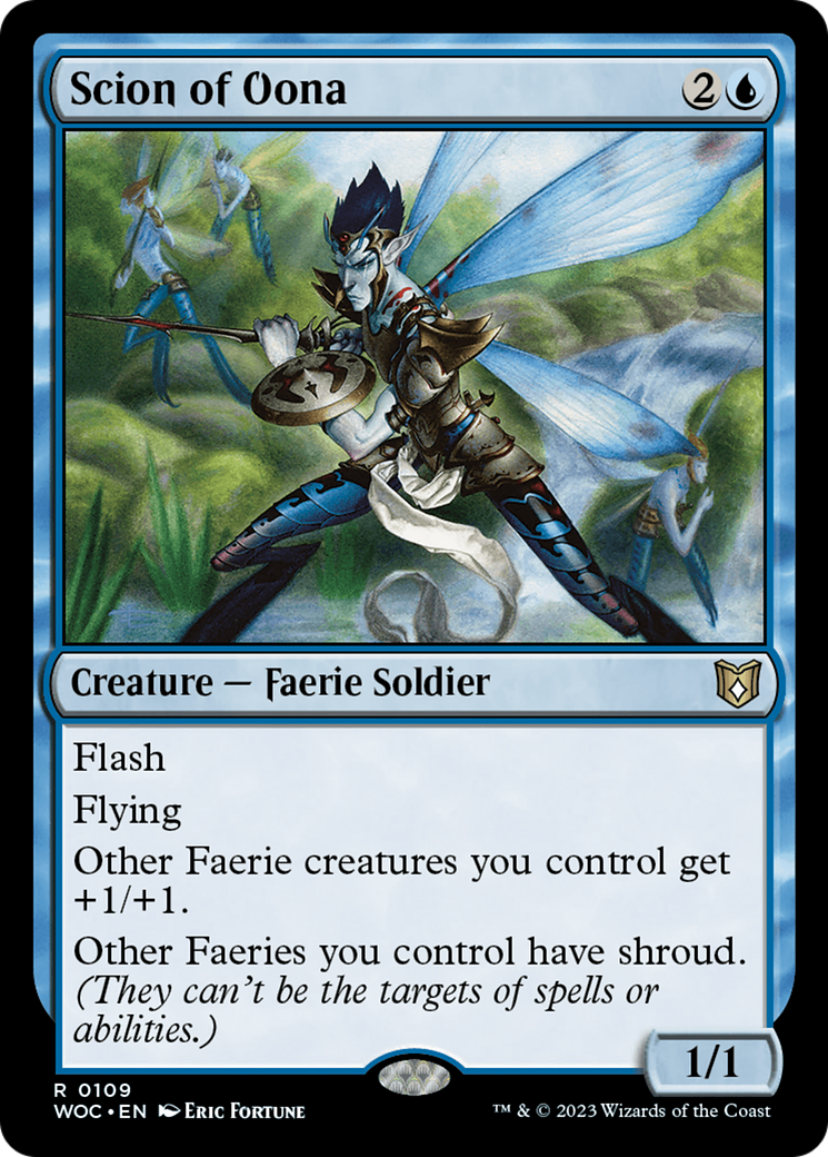 Image of Scion of Oona (WOC-109) - Wilds of Eldraine Commander