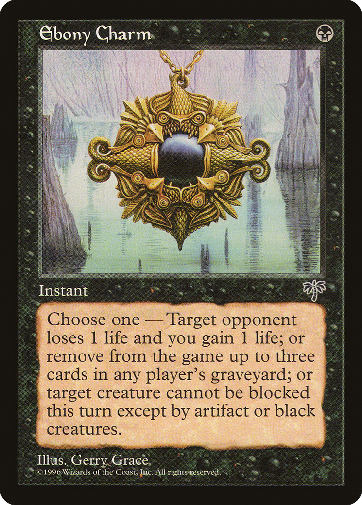 Image of Ebony Charm (MIR-) - Mirage