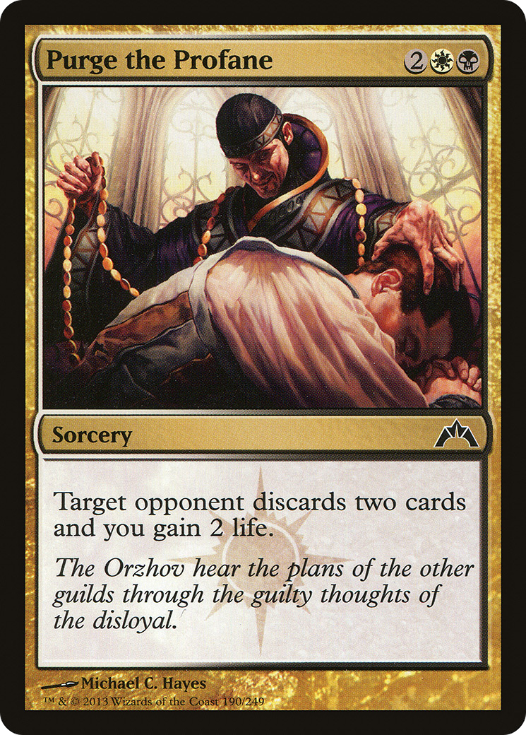 Image of Purge the Profane (GTC-190) - Gatecrash Foil