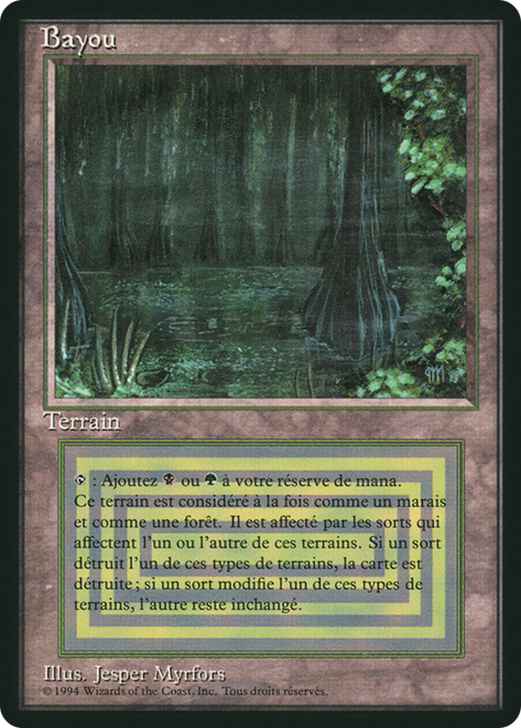 Image of Bayou (FBB-) - Foreign Black Border