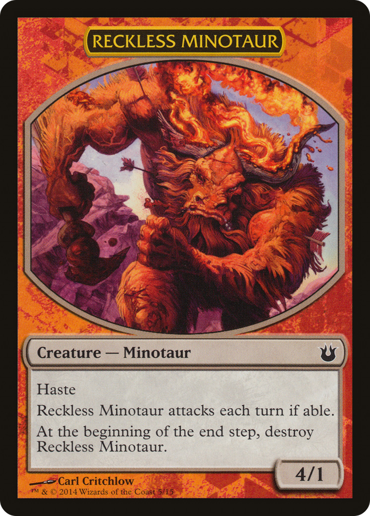 Image of Reckless Minotaur (HERO-) - Battle the Horde