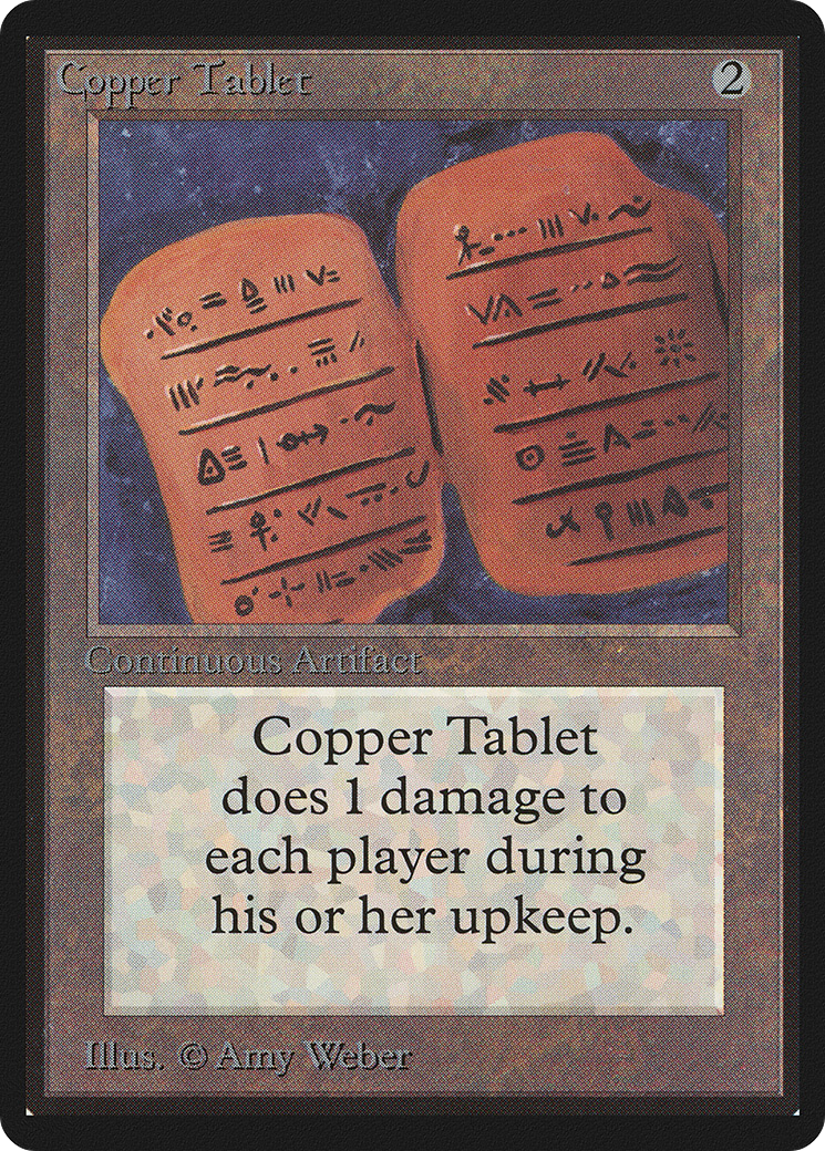 Image of Copper Tablet (LEB-) - Limited Edition Beta