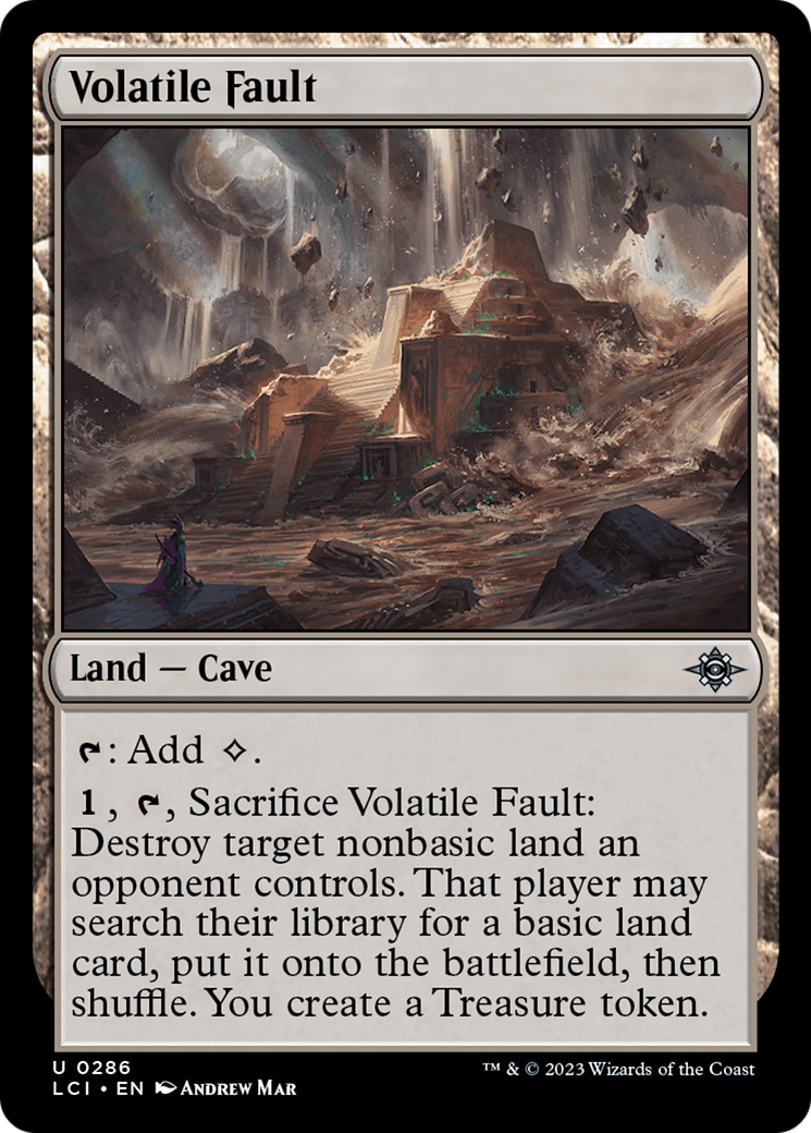 Image of Volatile Fault (LCI-286) - The Lost Caverns of Ixalan Foil