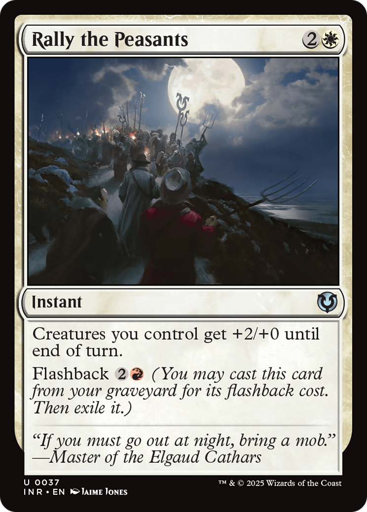 Image of Rally the Peasants (INR-037) - Innistrad Remastered Foil