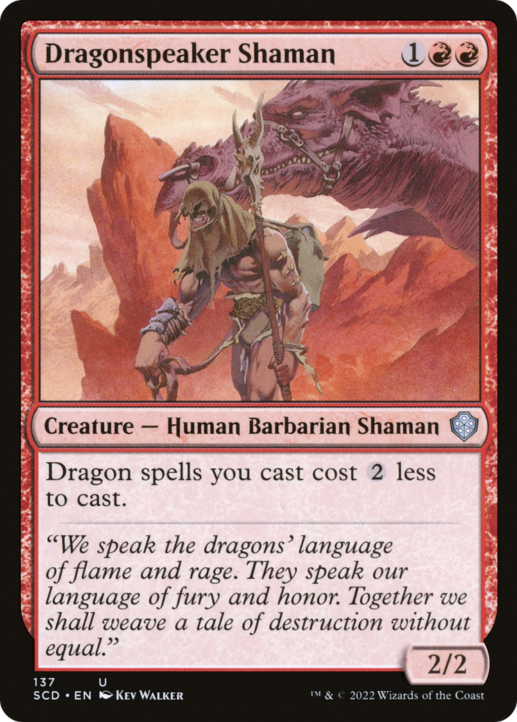 Image of Dragonspeaker Shaman (SCD-137) - Starter Commander Decks