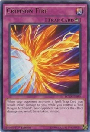 Image of Crimson Fire (LC5D-EN080) - Legendary Collection 5D's 1st Edition