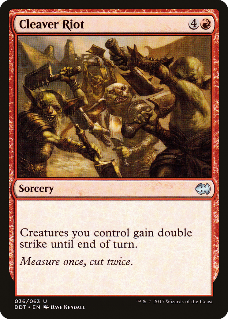 Image of Cleaver Riot (DDT-036) - Duel Decks: Merfolk vs. Goblins