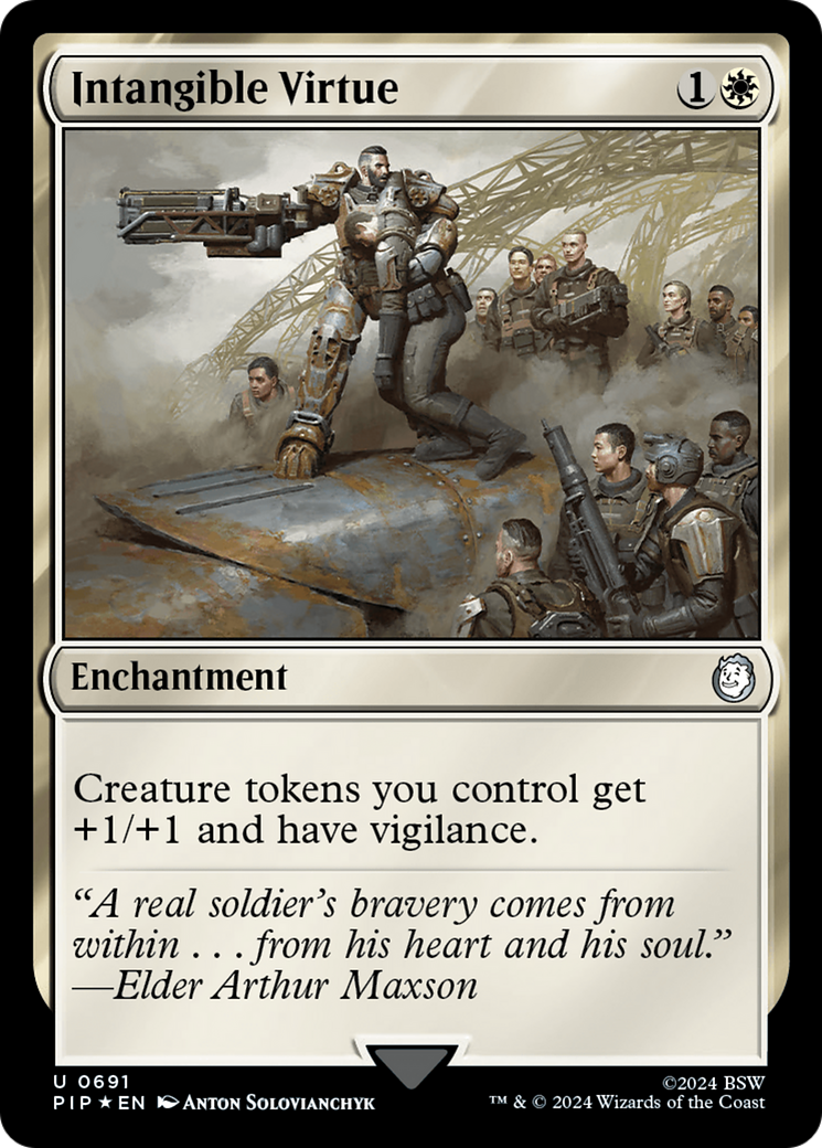 Image of Intangible Virtue (Surge Foil) (PIP-691) - Fallout Foil