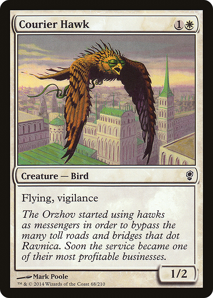 Image of Courier Hawk (CNS-068) - Conspiracy Foil