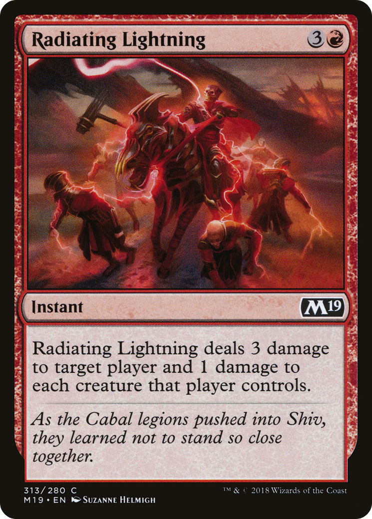 Image of Radiating Lightning (M19-313) - Core Set 2019