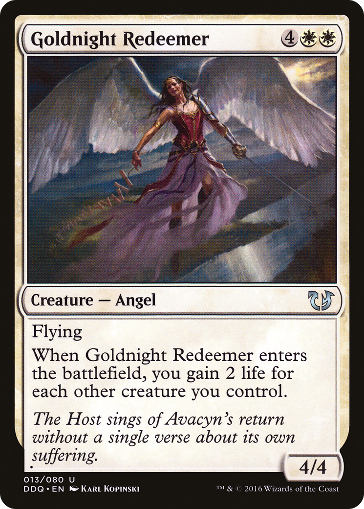 Image of Goldnight Redeemer (DDQ-013) - Duel Decks: Blessed vs. Cursed