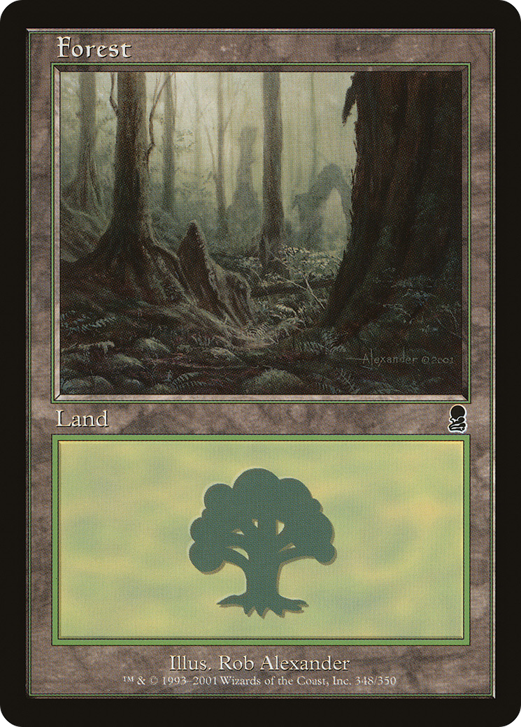Image of Forest (348) (ODY-348) - Odyssey Foil