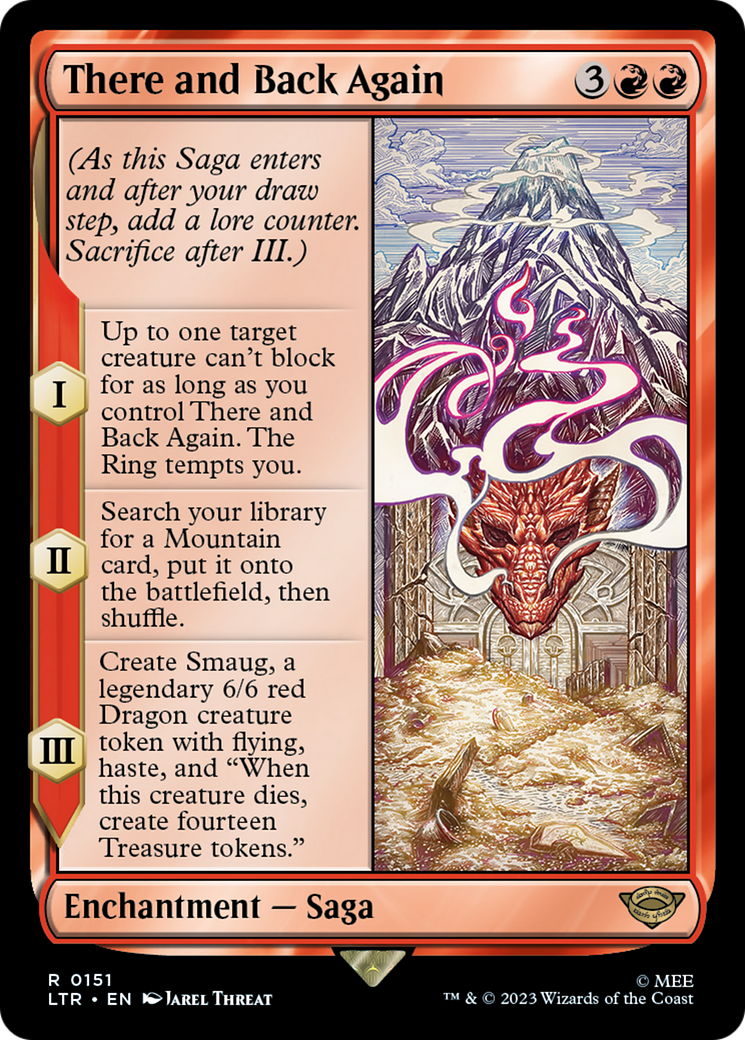 Image of There and Back Again (LTR-151) - The Lord of the Rings: Tales of Middle-earth Foil