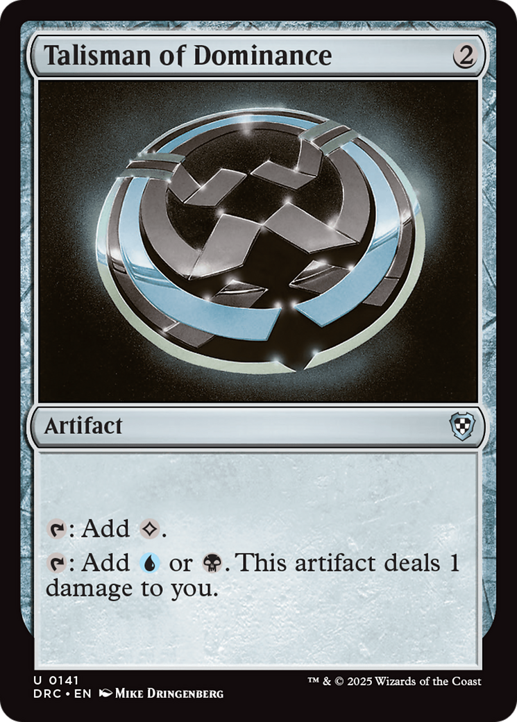 Image of Talisman of Dominance (DRC-141) - Commander: Aetherdrift