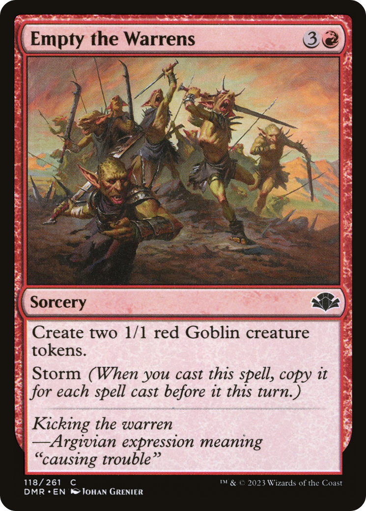 Image of Empty the Warrens (DMR-118) - Dominaria Remastered