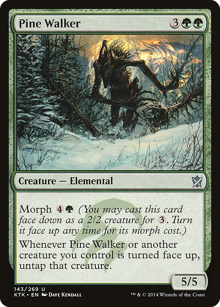 Image of Pine Walker (KTK-143) - Khans of Tarkir Foil