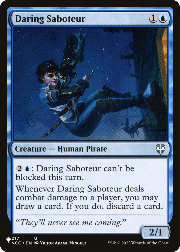 Image of Daring Saboteur (LIST-NCC-217) - The List