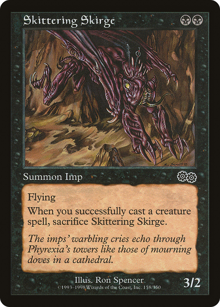 Image of Skittering Skirge (USG-158) - Urza's Saga