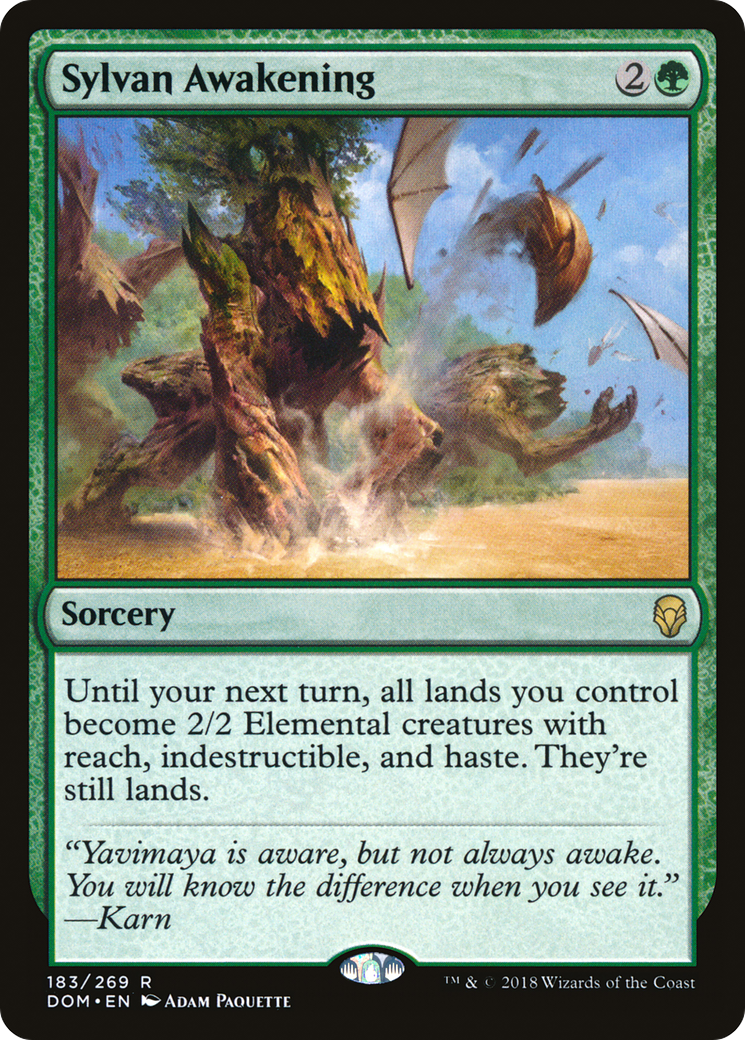 Image of Sylvan Awakening (DOM-183) - Dominaria