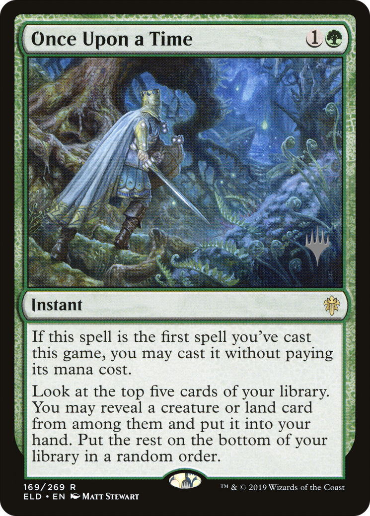 Image of Once Upon a Time (PPELD-169P) - Throne of Eldraine Promos Foil