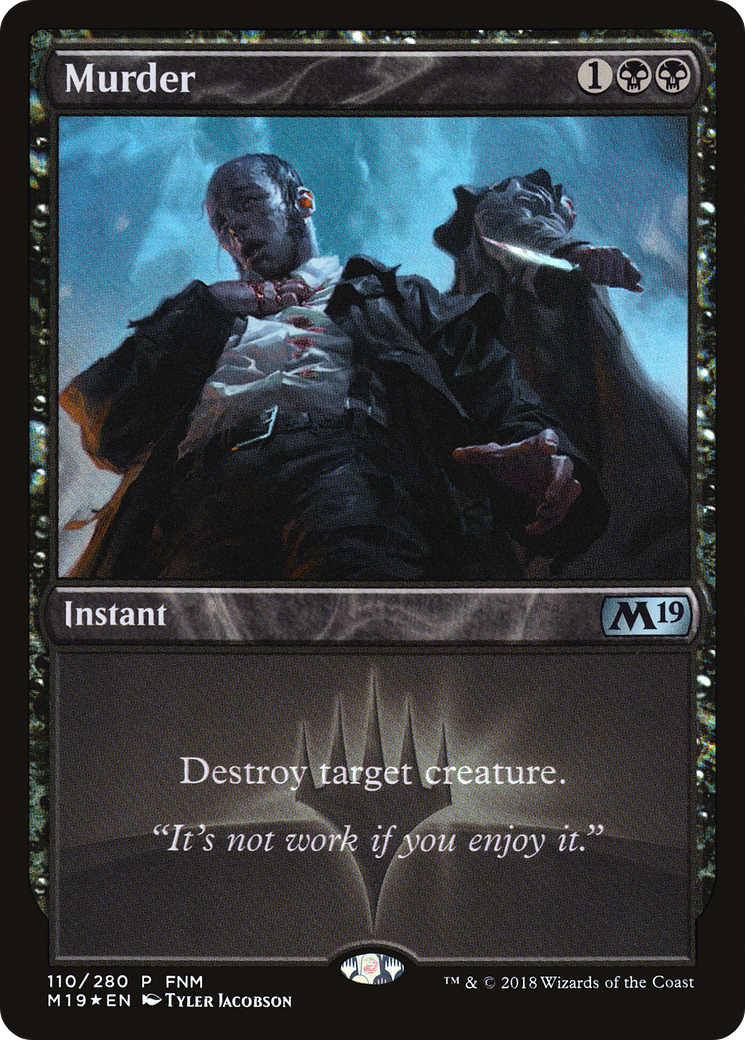 Image of Murder (FNM-110) - Core Set 2019 Promos Foil