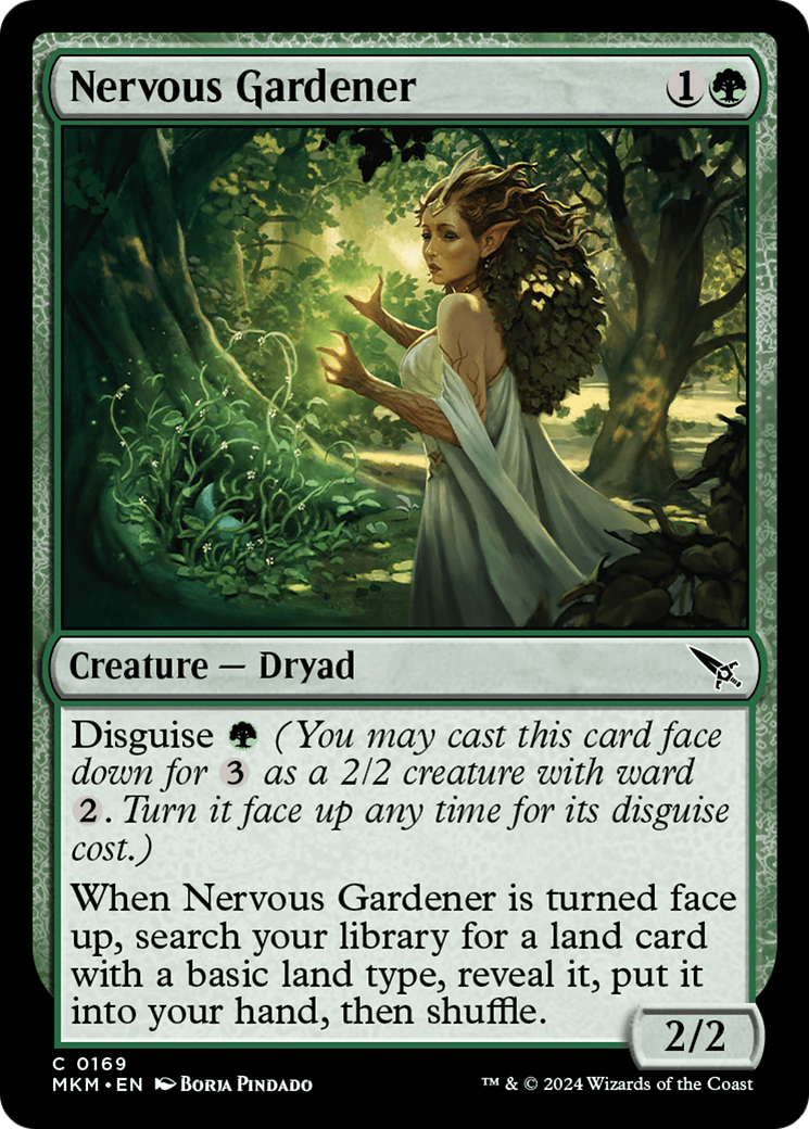 Image of Nervous Gardener (MKM-169) - Murders at Karlov Manor Foil
