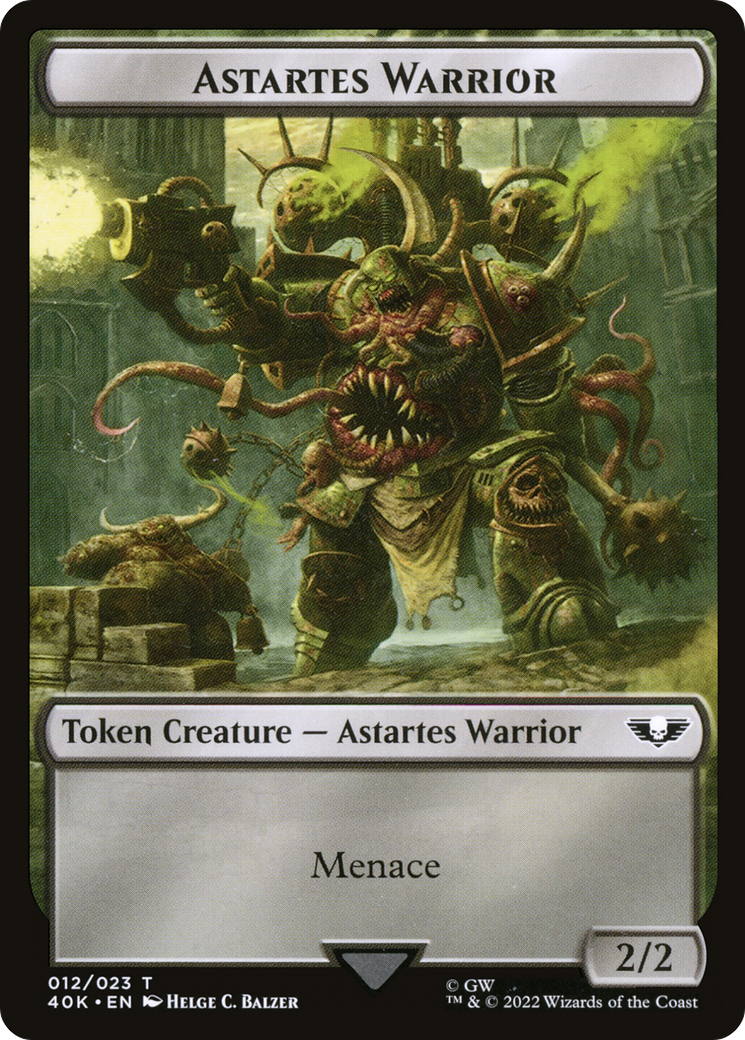 Image of Astartes Warrior (T40K-012) - Warhammer 40,000 Tokens