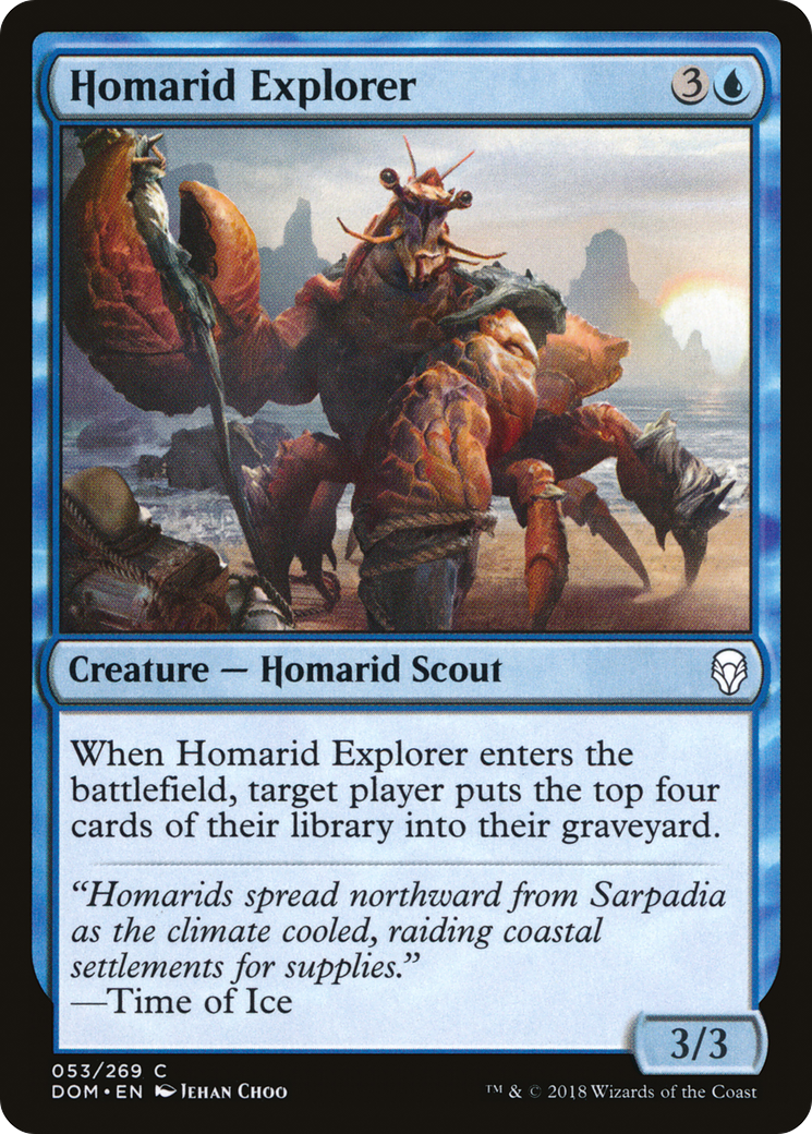 Image of Homarid Explorer (DOM-053) - Dominaria