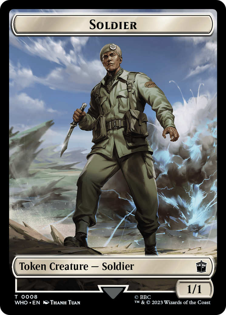 Image of Soldier (TWHO-008) - Doctor Who Tokens Foil