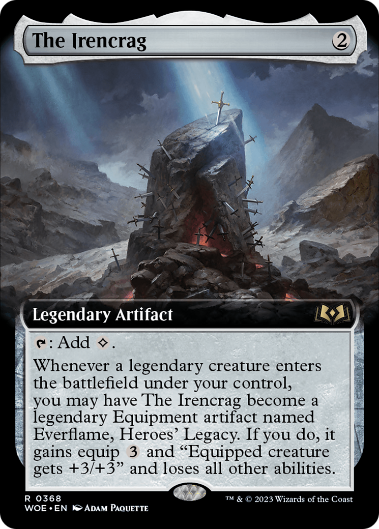 Image of The Irencrag (Extended Art) (WOE-368) - Wilds of Eldraine: (Extended Art) Foil