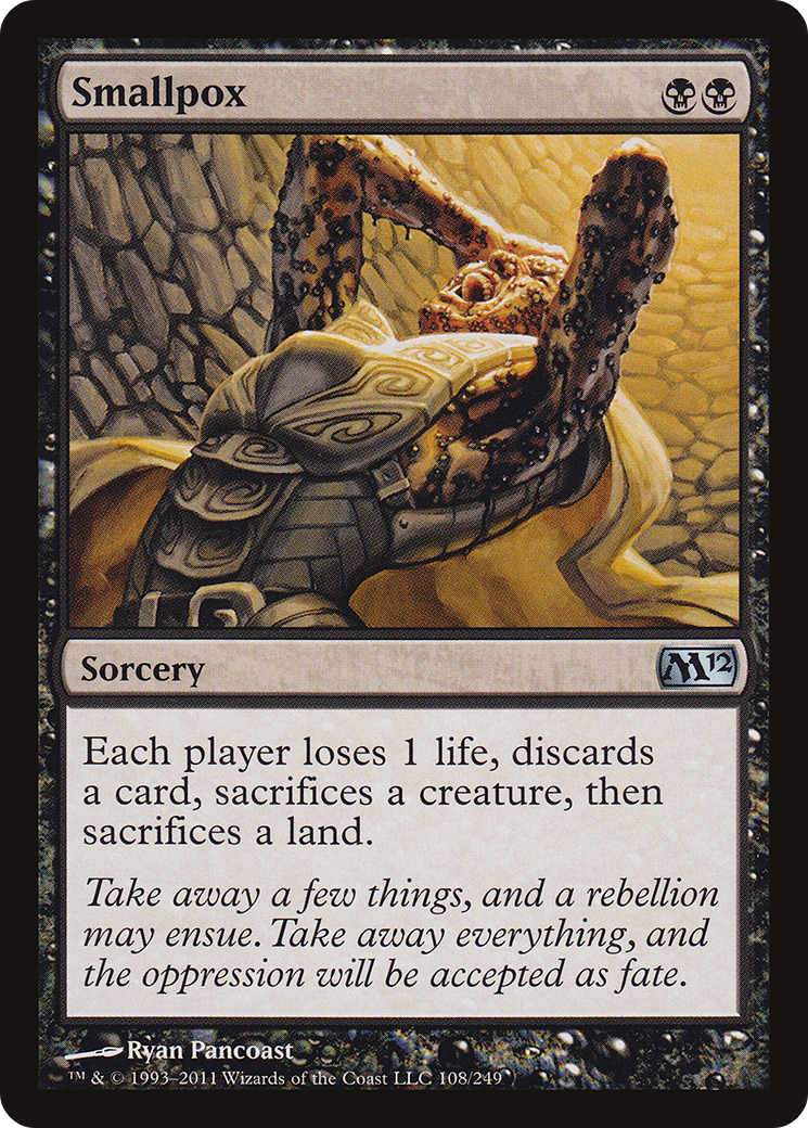 Image of Smallpox (M12-108) - Magic 2012 Foil