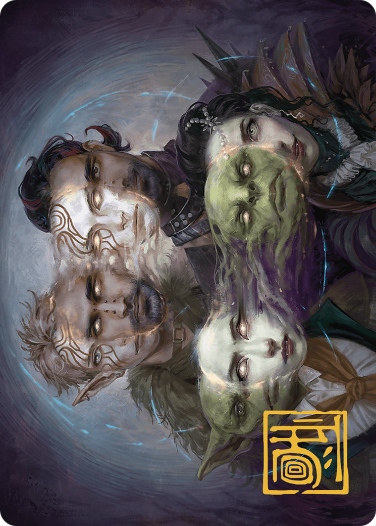 Image of Illicit Masquerade // Illicit Masquerade (AMKM-008) - Murders at Karlov Manor Art Series (Borderless) Foil