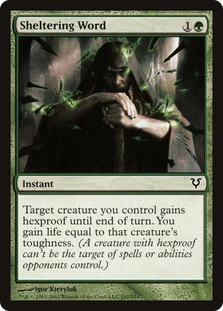Image of Sheltering Word (AVR-192) - Avacyn Restored Foil