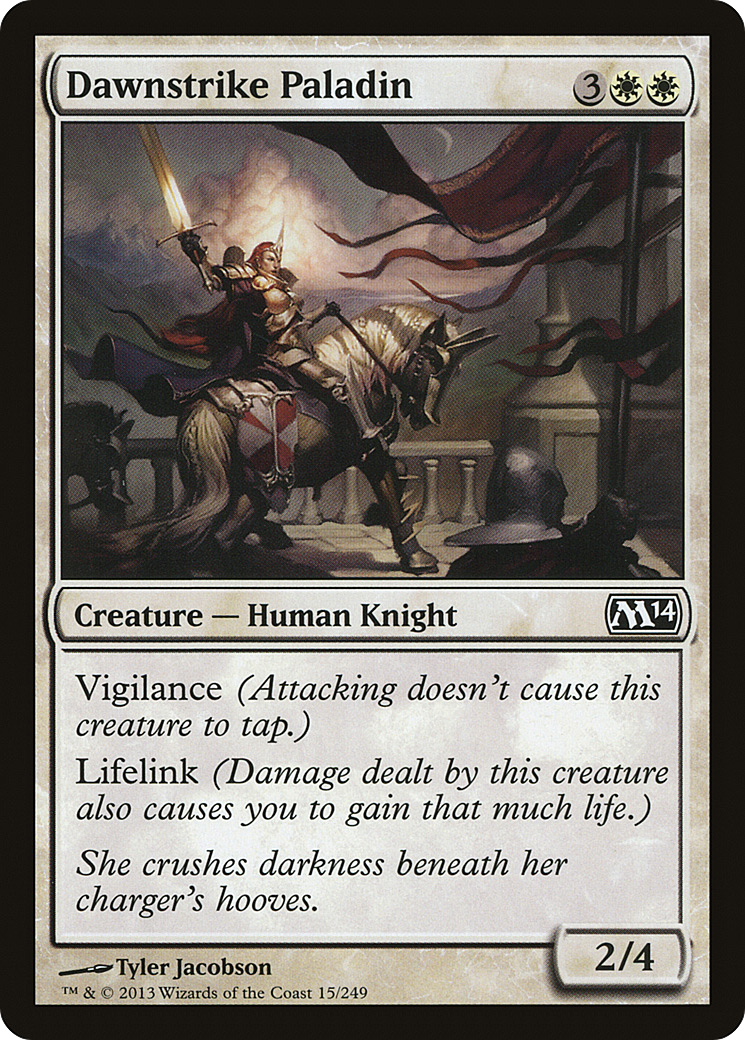 Image of Dawnstrike Paladin (M14-015) - Magic 2014 Foil