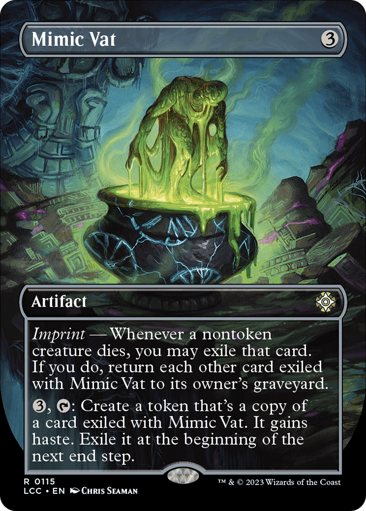 Image of Mimic Vat (Borderless) (LCC-115) - The Lost Caverns of Ixalan Commander (Borderless)
