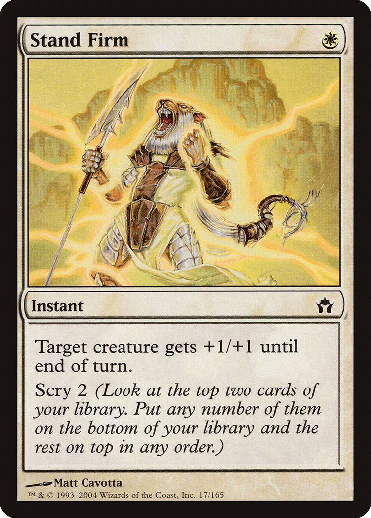 Image of Stand Firm (5DN-017) - Fifth Dawn Foil
