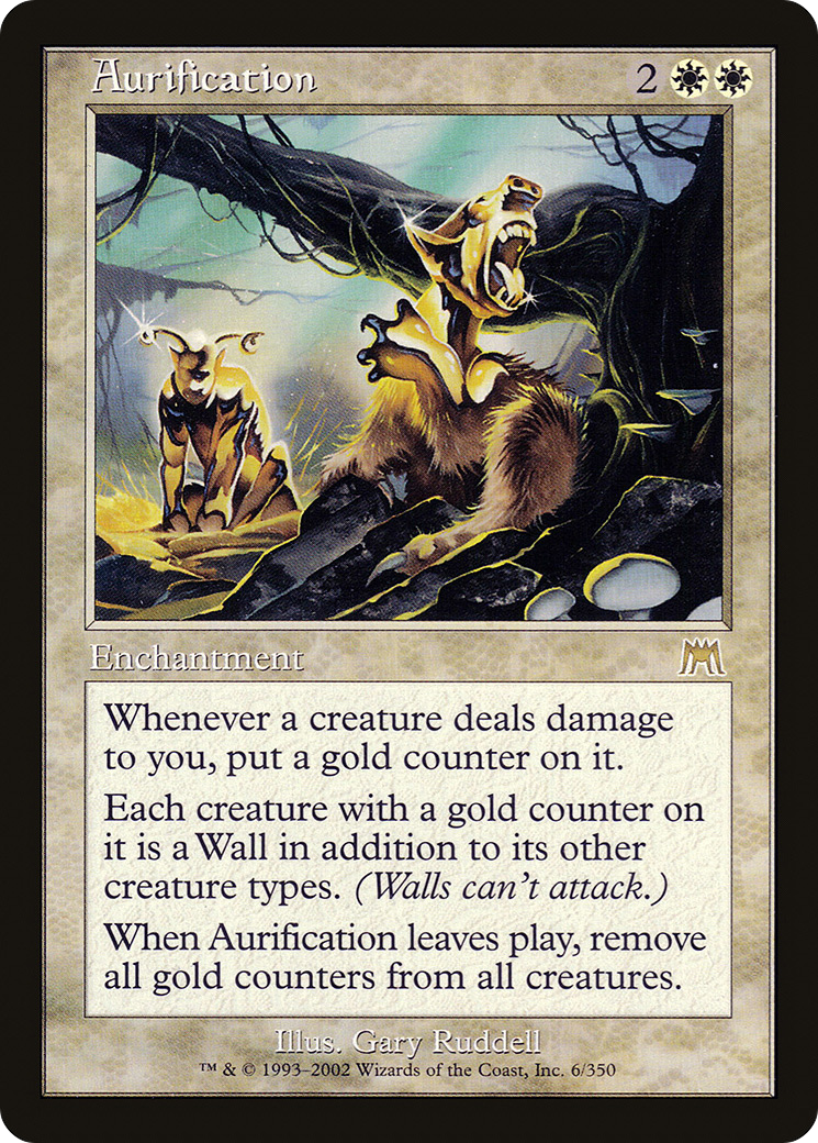 Image of Aurification (ONS-006) - Onslaught Foil