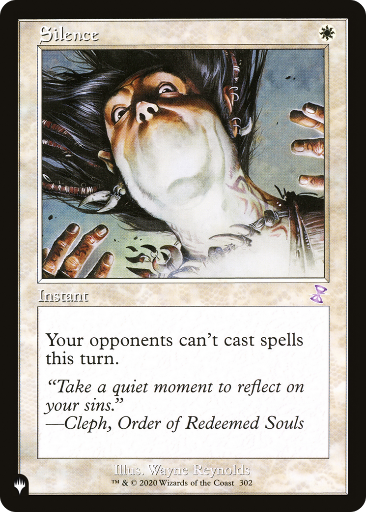 Image of Silence (LIST-TSR-302) - The List