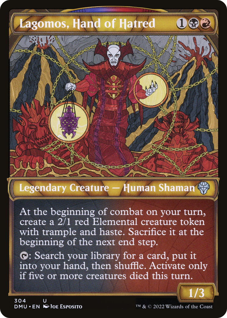 Image of Lagomos, Hand of Hatred (Showcase) (DMU-304) - Dominaria United: (Showcase)