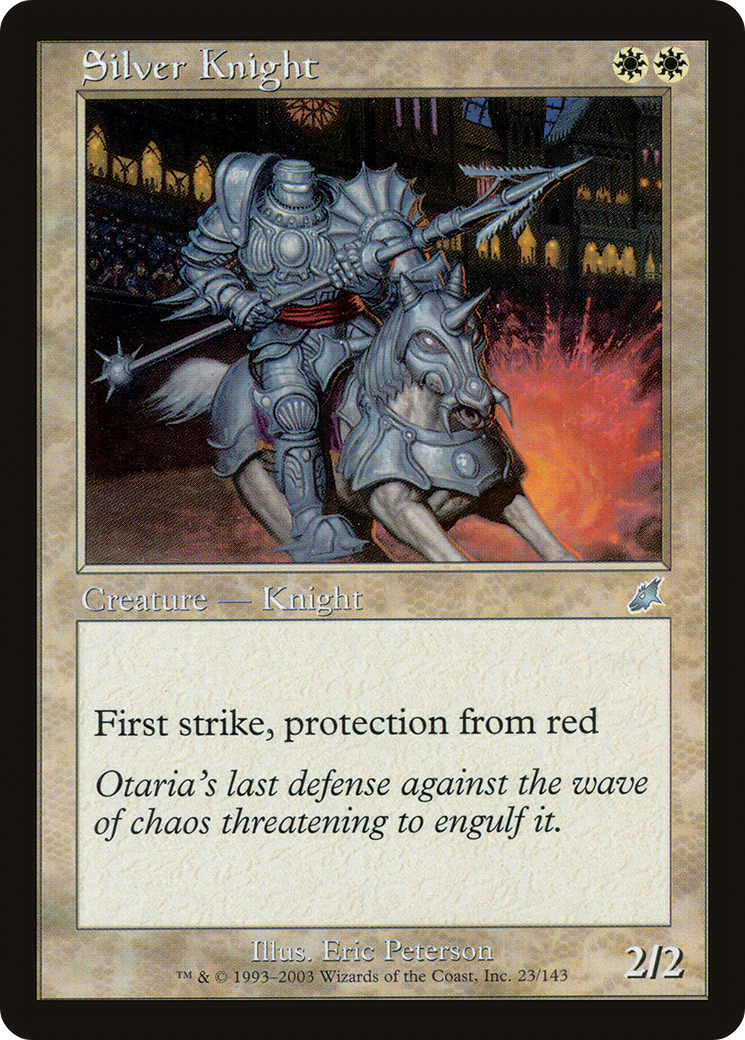 Image of Silver Knight (SCG-023) - Scourge Foil