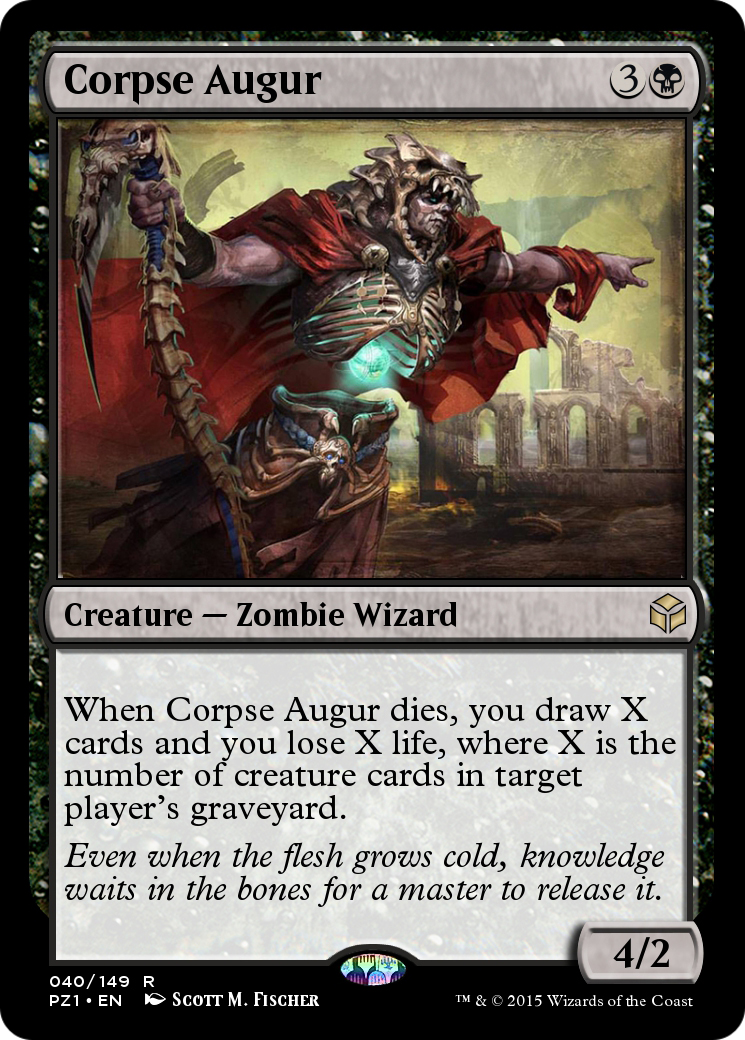Image of Corpse Augur (PZ1-040) - Legendary Cube Prize Pack Foil