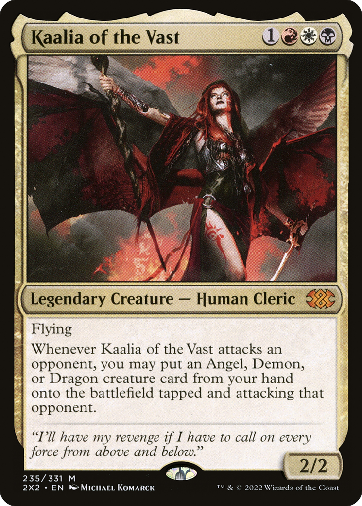 Image of Kaalia of the Vast (2X2-235) - Double Masters 2022 Foil