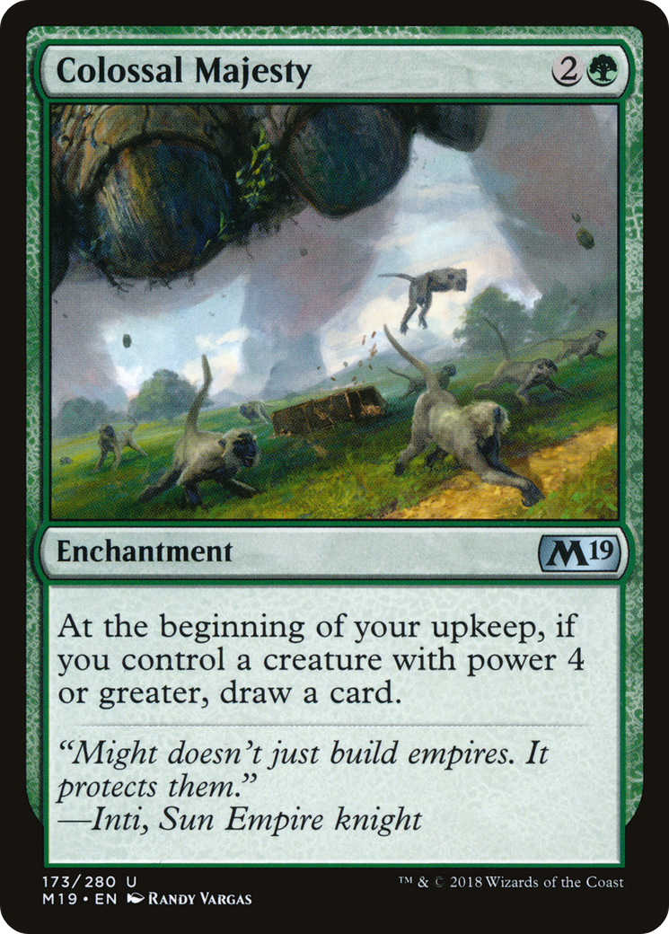 Image of Colossal Majesty (M19-173) - Core Set 2019 Foil