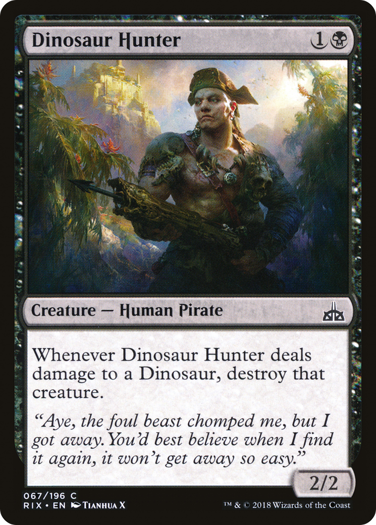 Image of Dinosaur Hunter (RIX-067) - Rivals of Ixalan