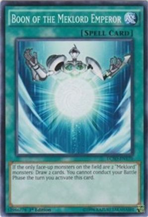 Image of Boon of the Meklord Emperor (LC5D-EN170) - Legendary Collection 5D's 1st Edition