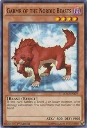 Image of Garmr of the Nordic Beasts (LC5D-EN179) - Legendary Collection 5D's 1st Edition