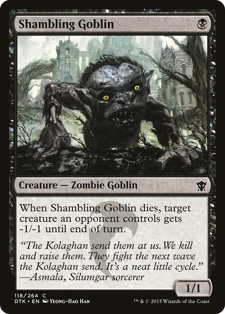 Image of Shambling Goblin (DTK-118) - Dragons of Tarkir Foil