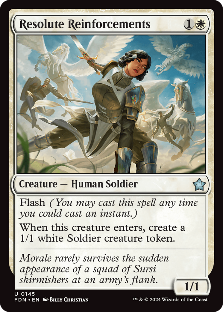 Image of Resolute Reinforcements (FDN-145) - Foundations Foil